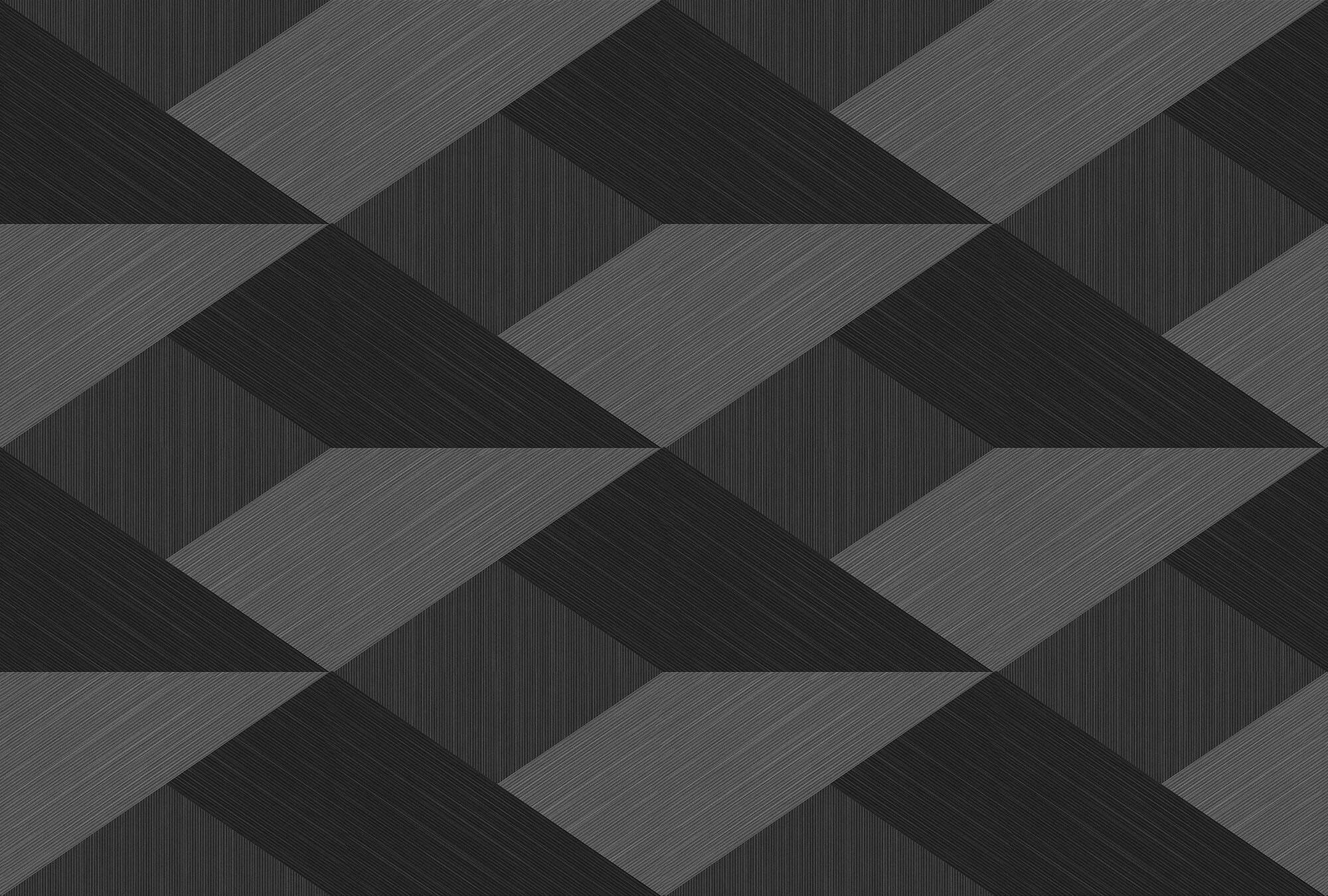 Designs Direct Shadow Grid Black Wall Mural